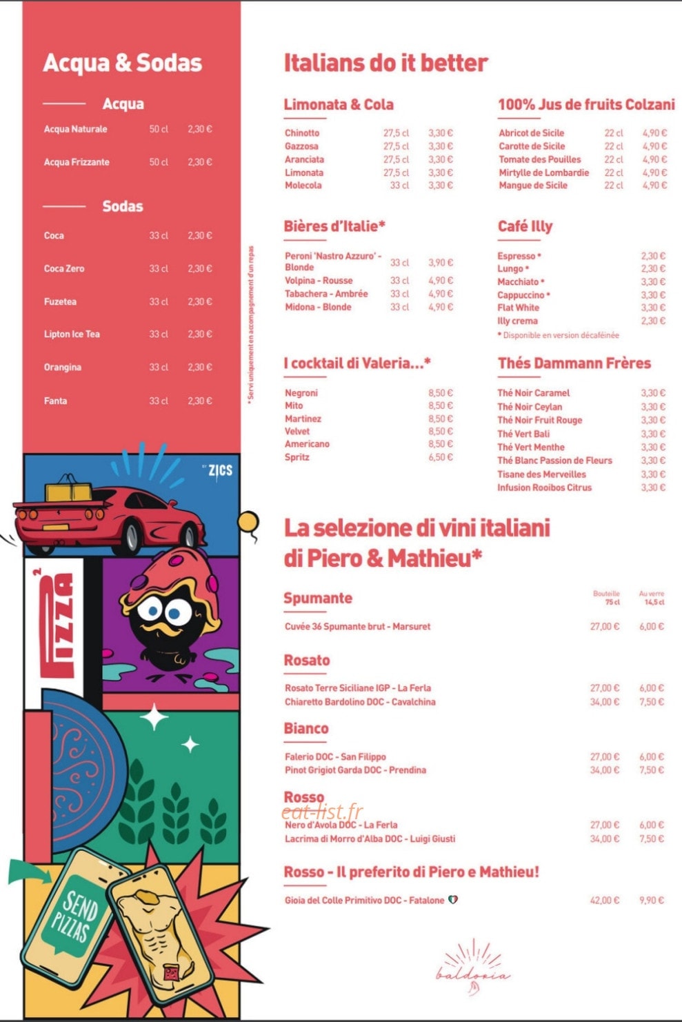 Baldoria — carte page 2