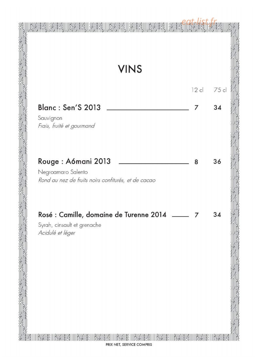 Bam — carte page 3