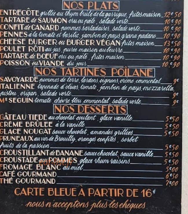 Bo man café — carte page 2