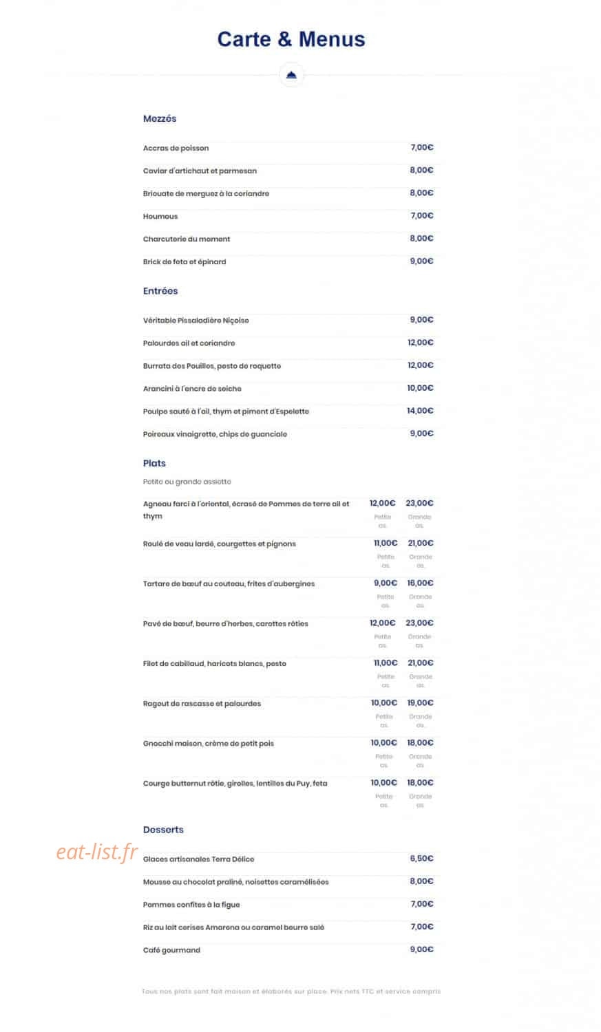 Bonjour Bonsoir — carte page 1