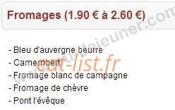 Bouillon Chartier — carte page 3