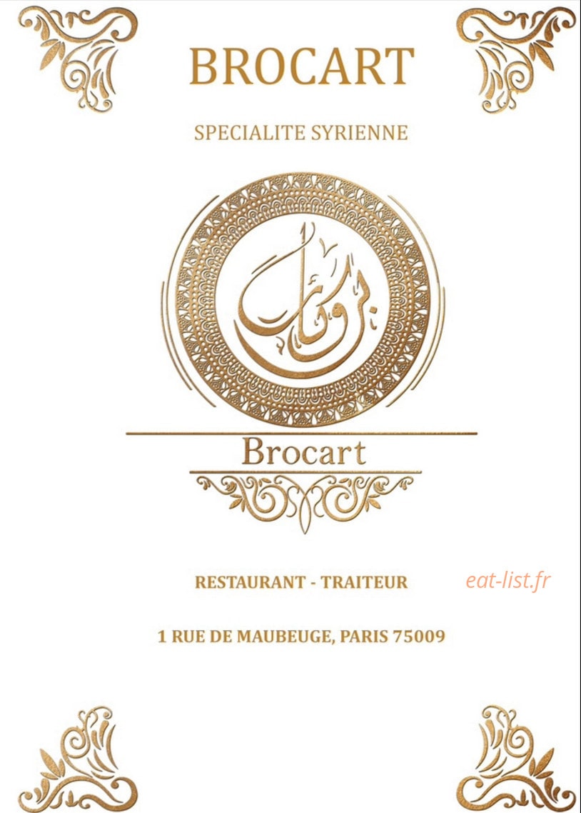 Brocart — carte page 1