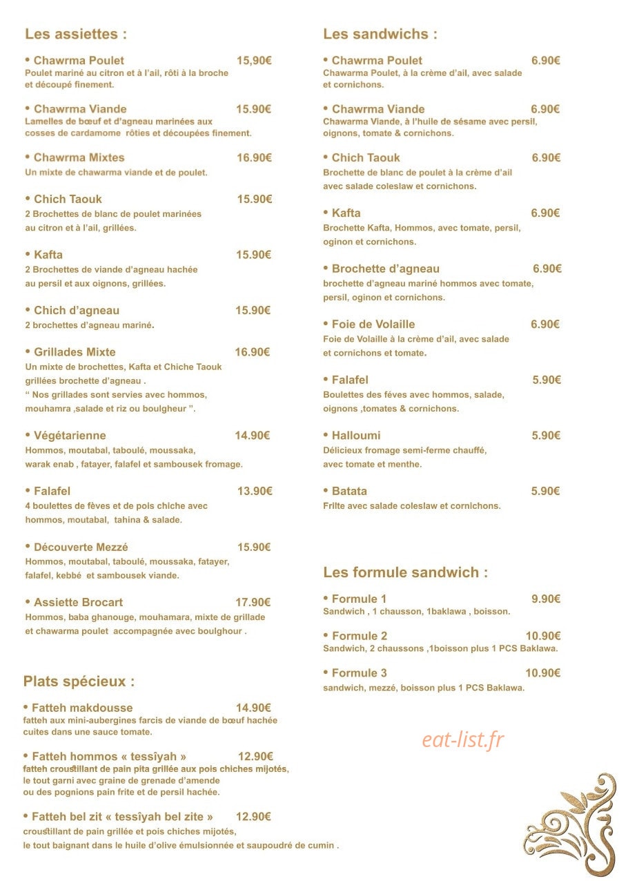Brocart — carte page 3