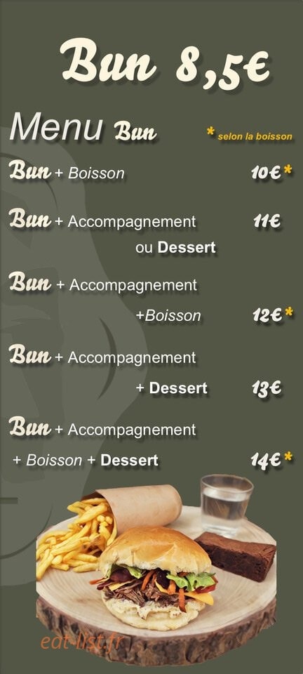 Buns & Co — carte page 3