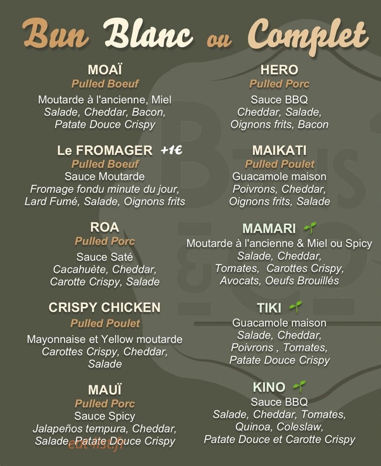 Buns & Co — carte page 4