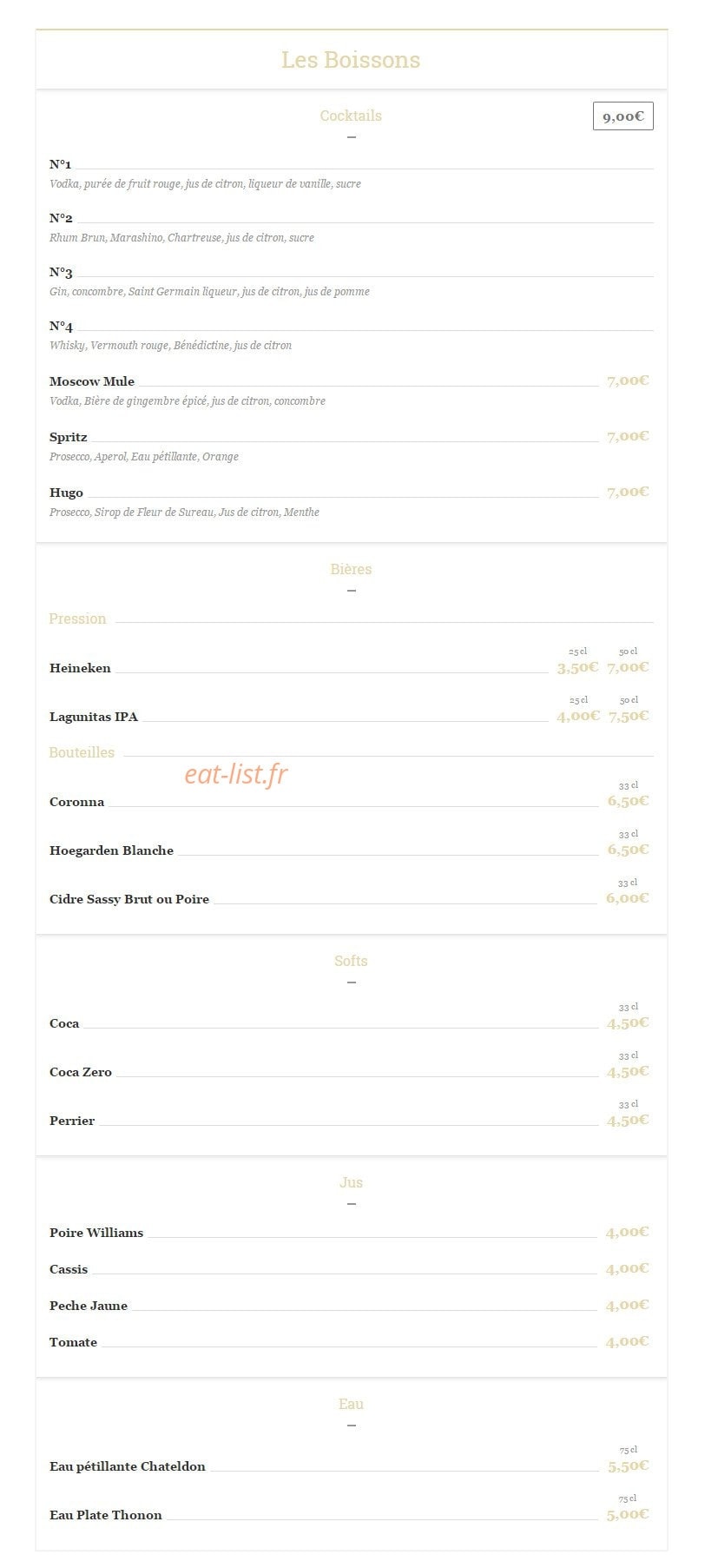 Can Alegria — carte page 2