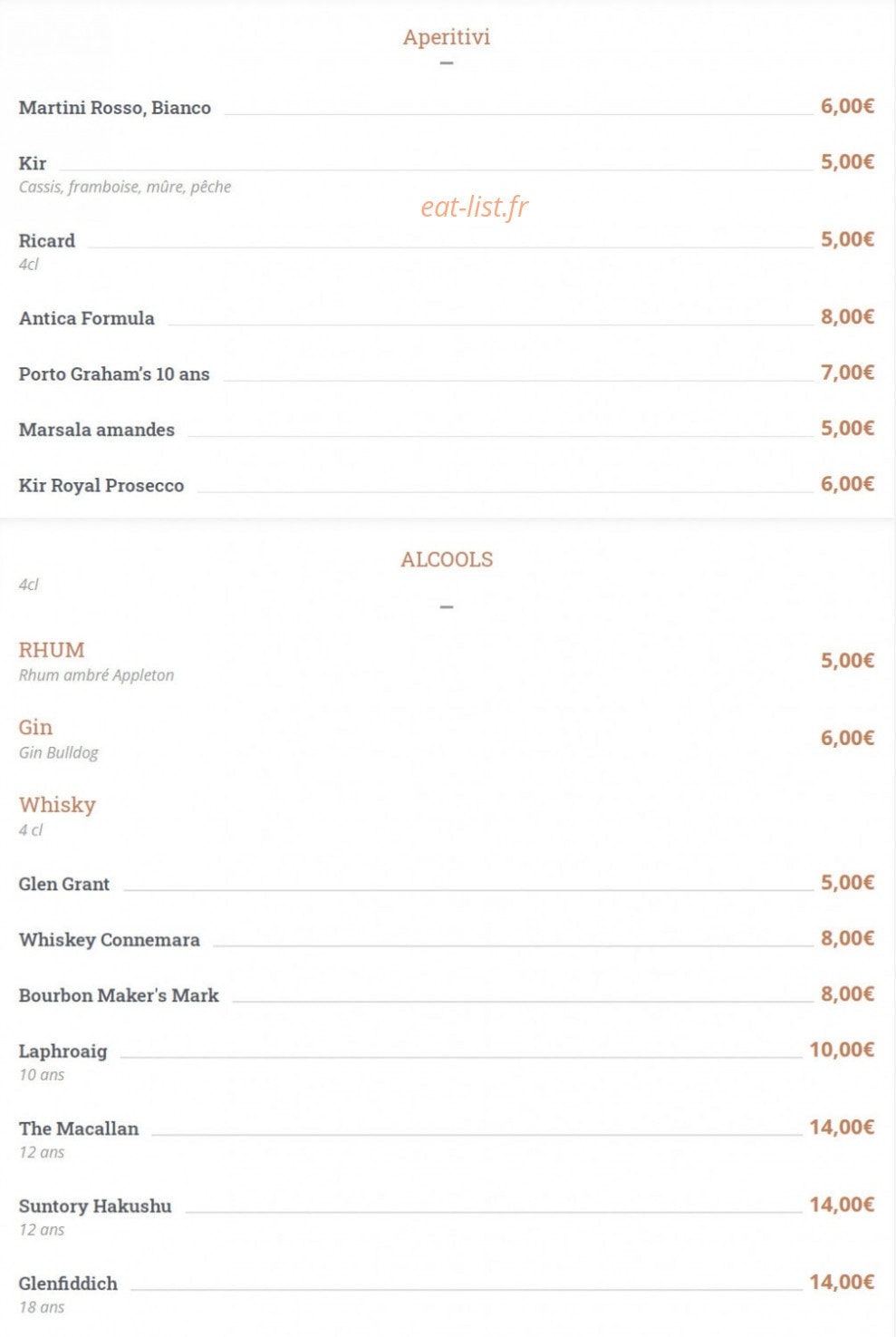 Casa Cosa — carte page 3