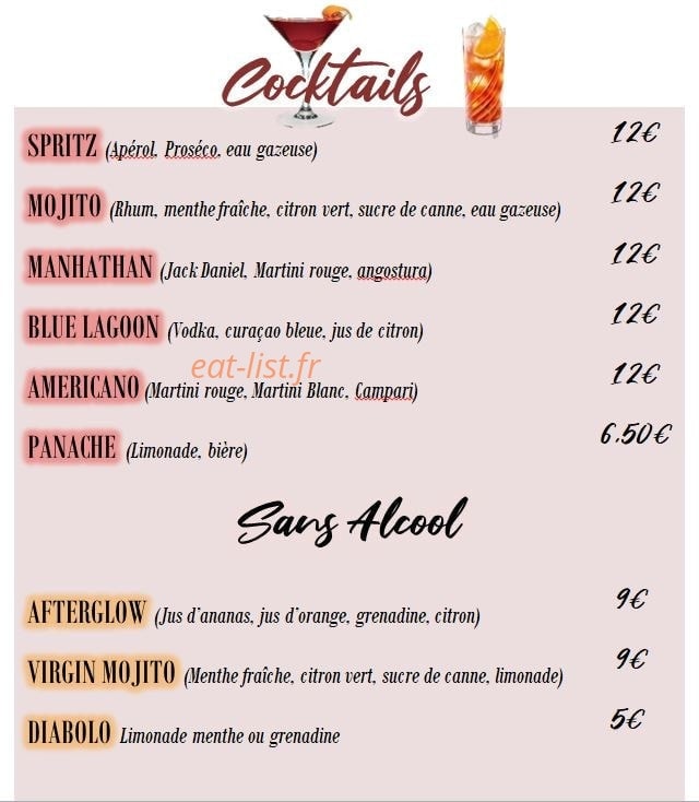 Chez Edouard — carte page 6