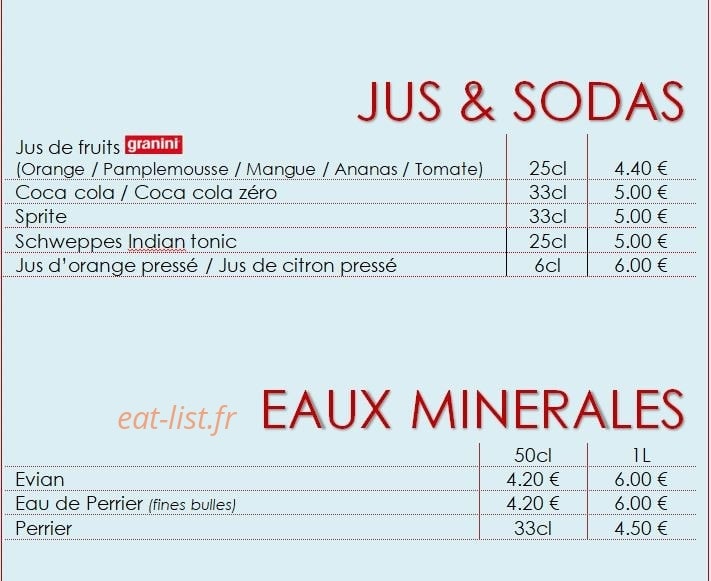 Chez Edouard — carte page 5
