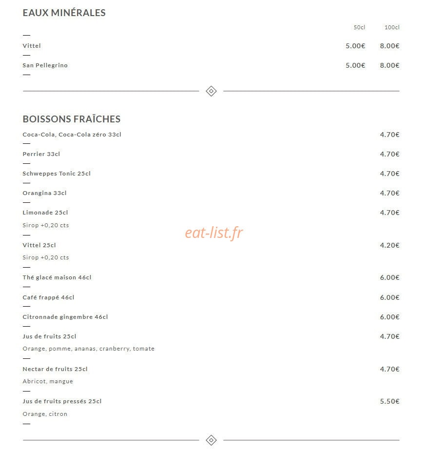 Chez Gustave — carte page 3