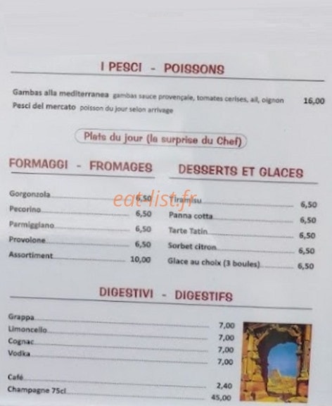 Chez Pino — carte page 3
