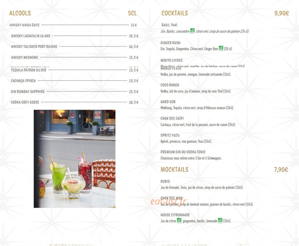 Chok Dee — carte page 4
