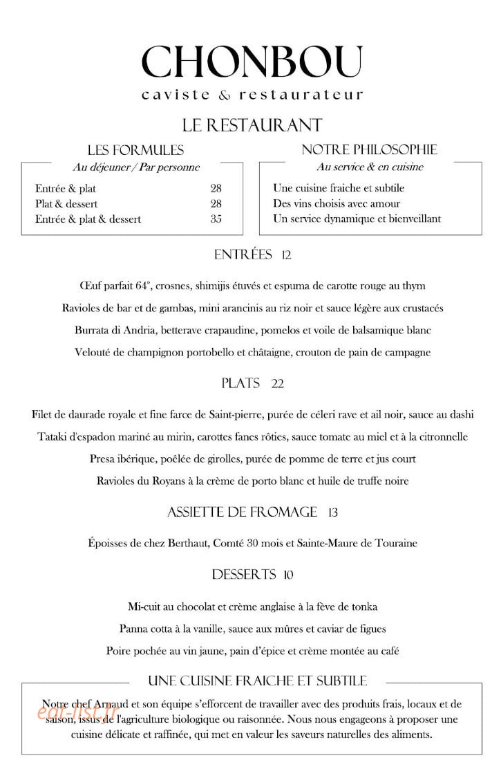 Chonbou — carte page 1