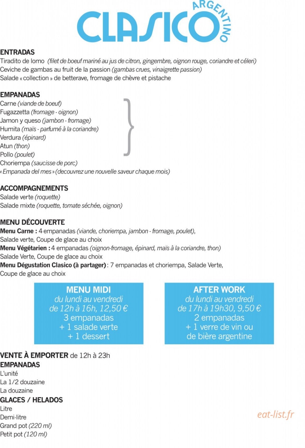 Clasico argentino — carte page 1