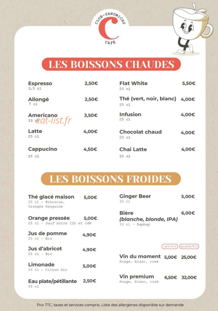 Clubber — carte page 2
