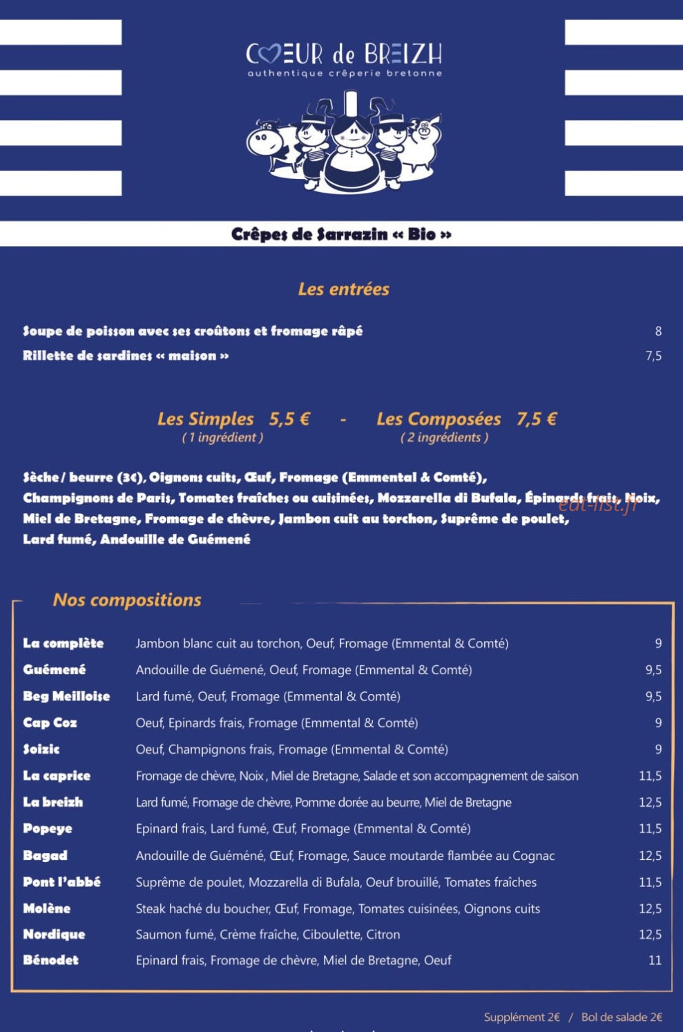 Cœur de Breizh — carte page 1