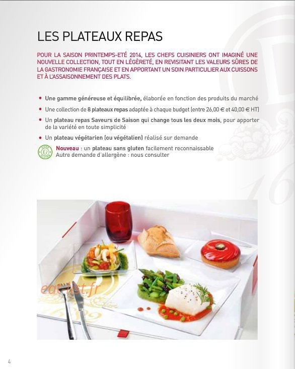 Dalloyau — carte page 16