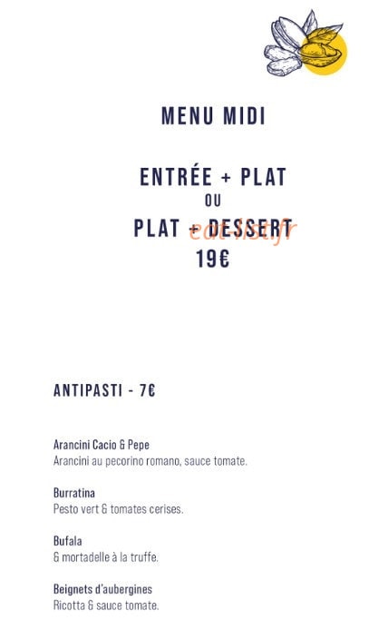 Domenico's — carte page 1