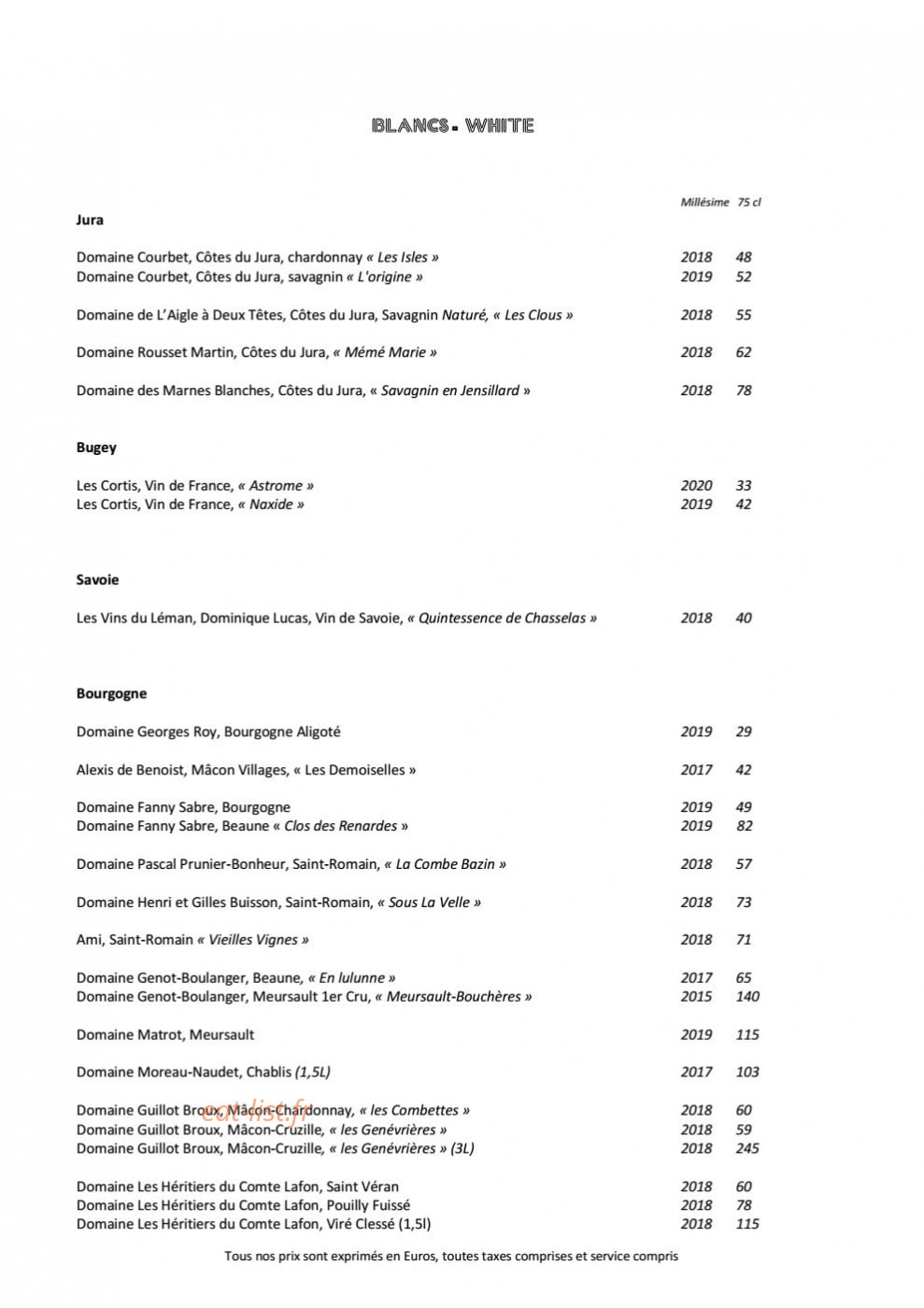 Frenchie Pigalle — carte page 6