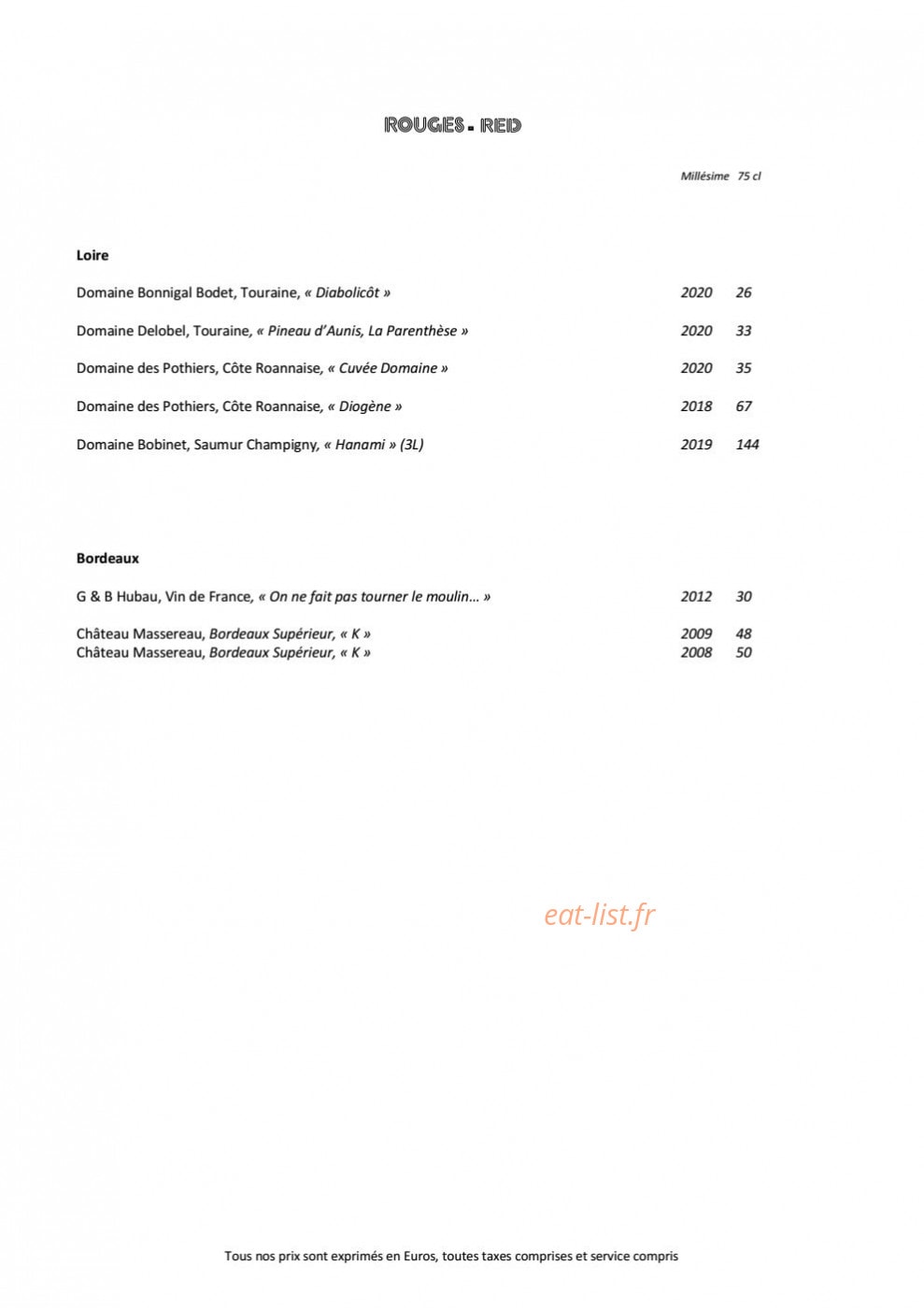 Frenchie Pigalle — carte page 10
