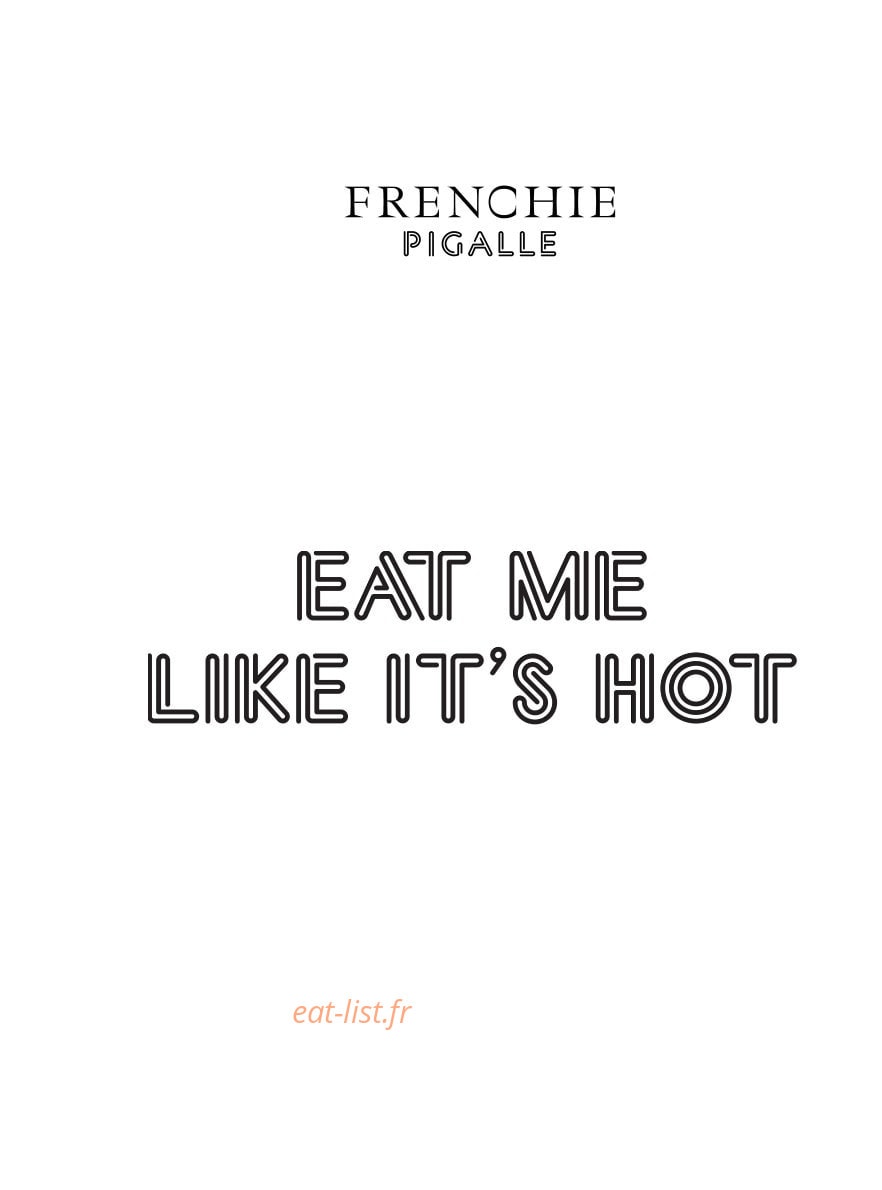 Frenchie Pigalle — carte page 1