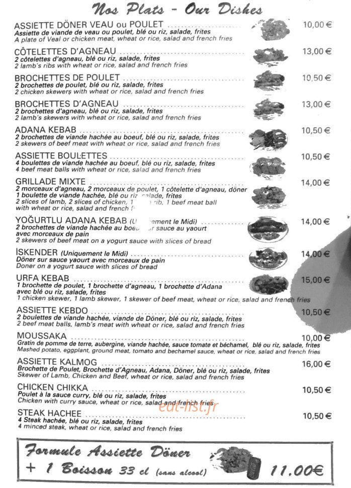 Galerie kebab — carte page 2
