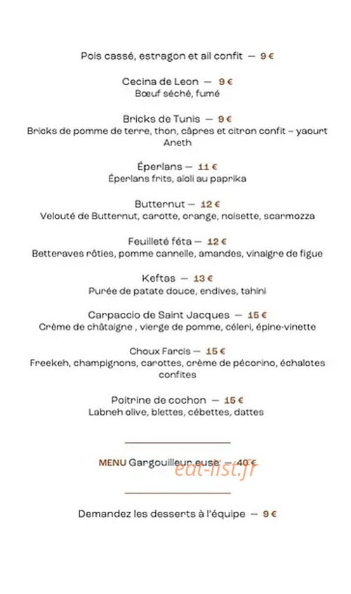 Gargouille — carte page 1