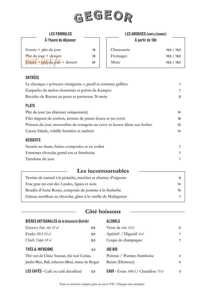 Gegeor — carte page 1