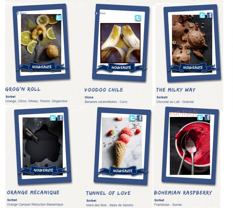 Glaces Glazed — carte page 2
