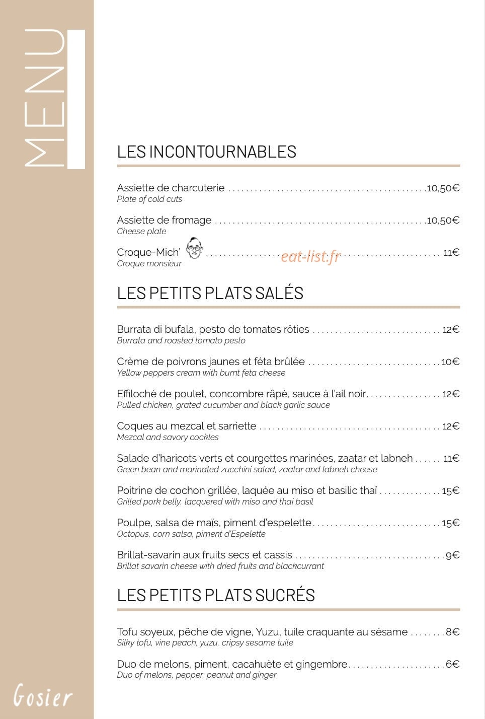Gosier — carte page 1