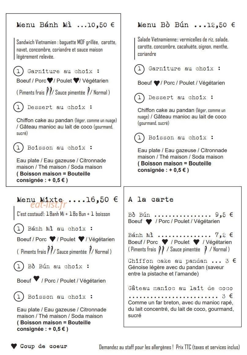 Hanoi Corner — carte page 2