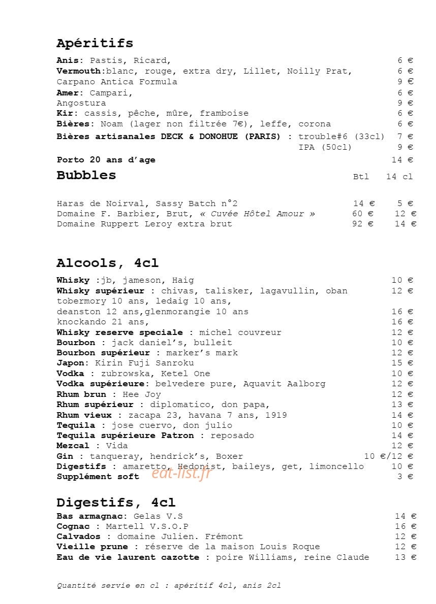 Hôtel Amour — carte page 7