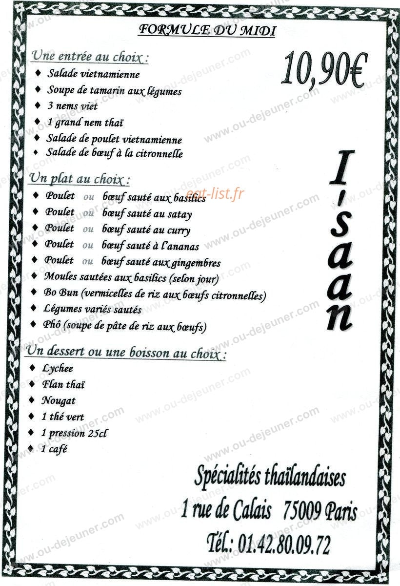 I'Saan — carte page 1