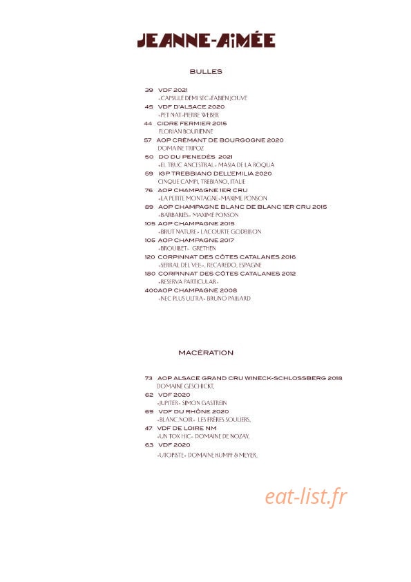 Jeanne-Aimée — carte page 3