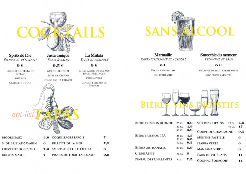 Juste — carte page 1
