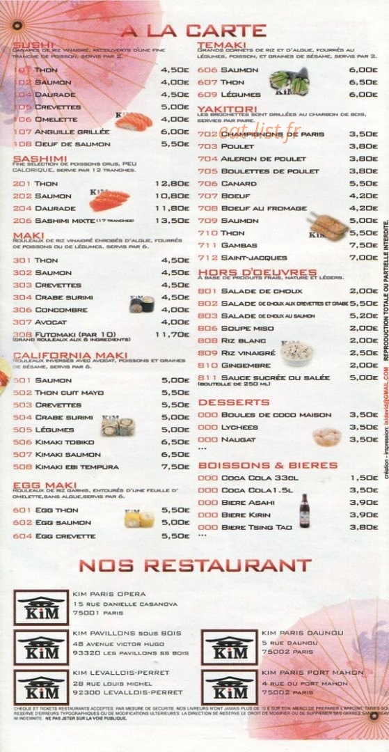 Kim — carte page 6