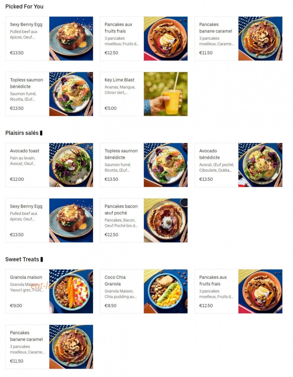 Kozy Lafayette — carte page 1