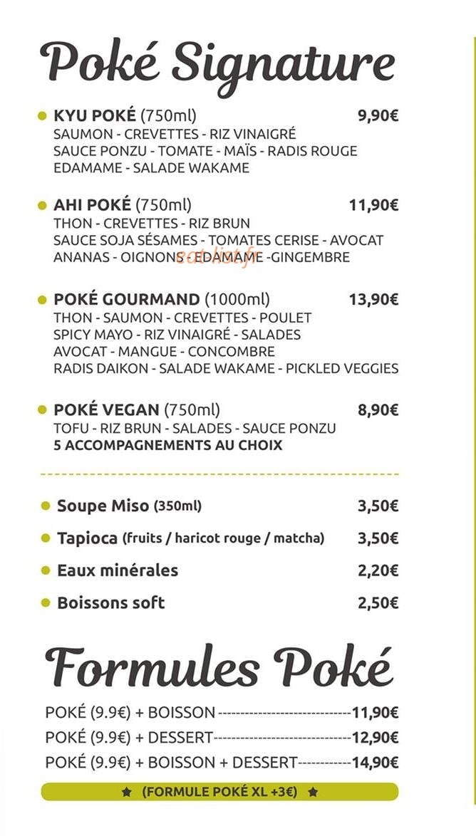 Kyu Poké — carte page 2