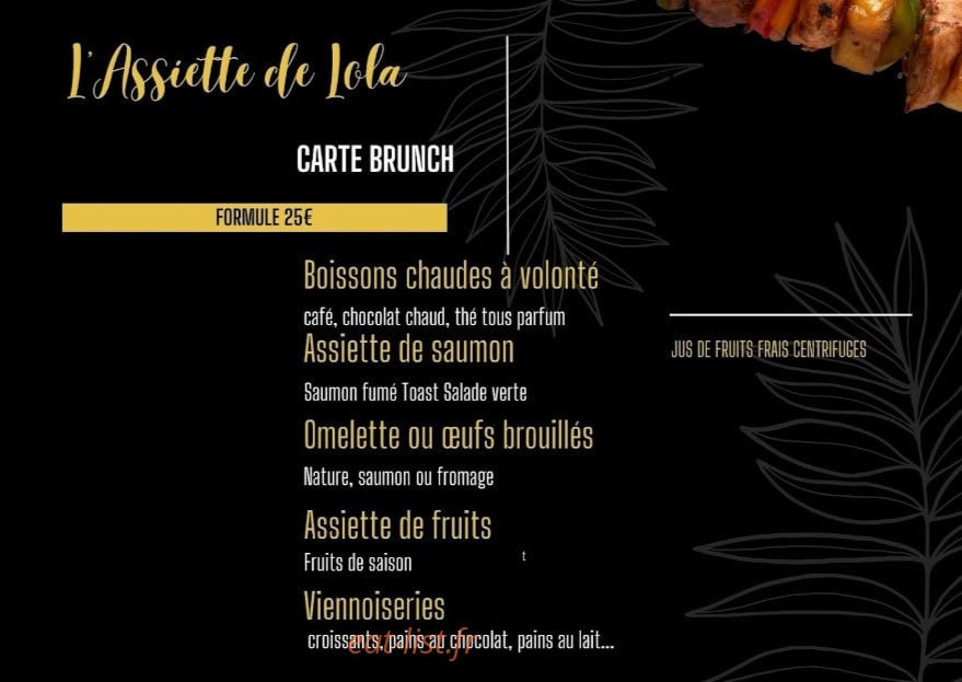 L'assiette de Lola — carte page 2