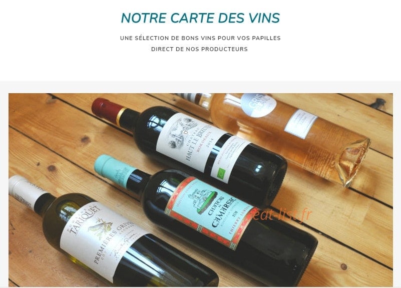 L'Atelier Saisonnier — carte page 3