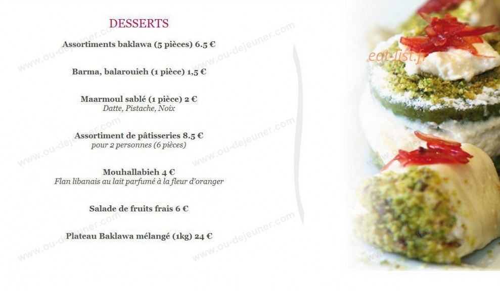 L'Etoile du Liban — carte page 4