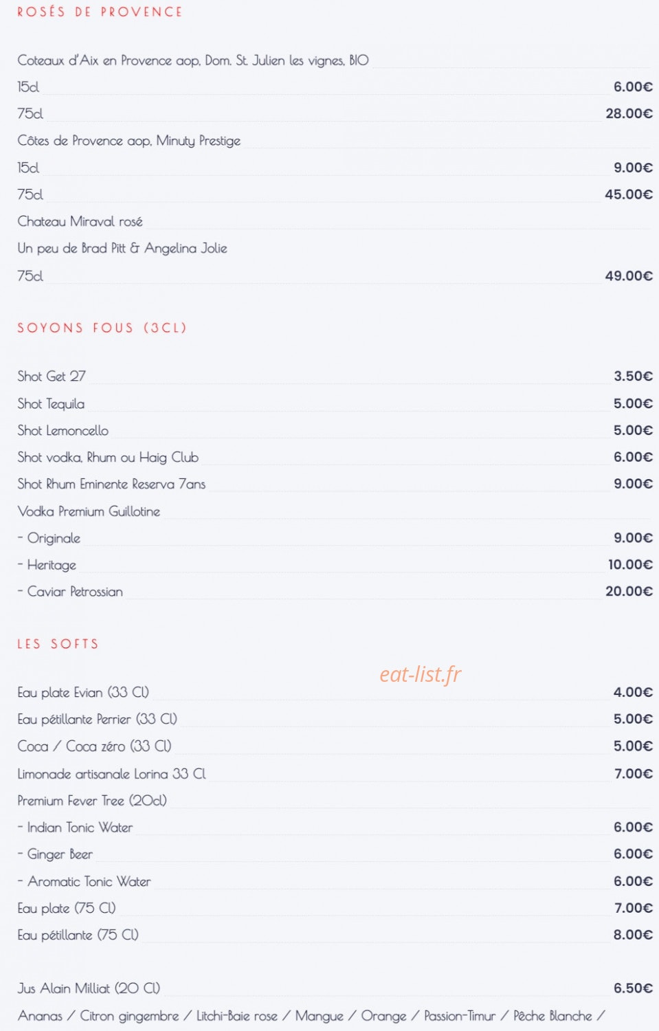La Bouche Bleue — carte page 4