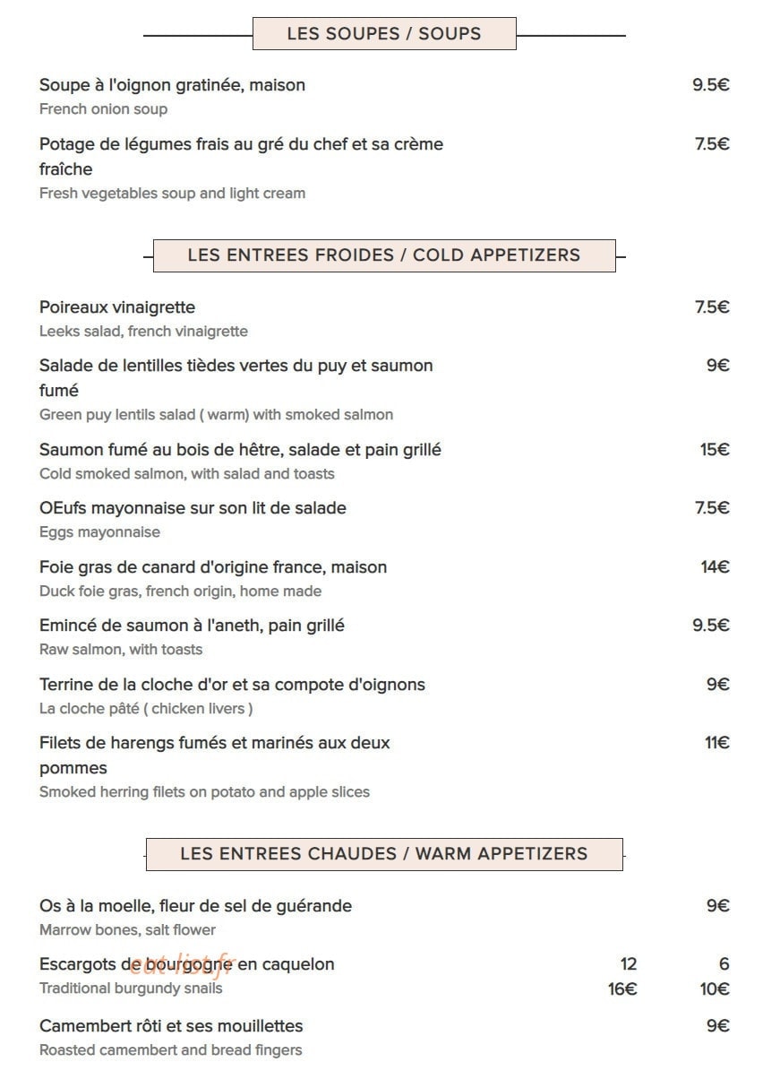 La Cloche d'Or — carte page 2