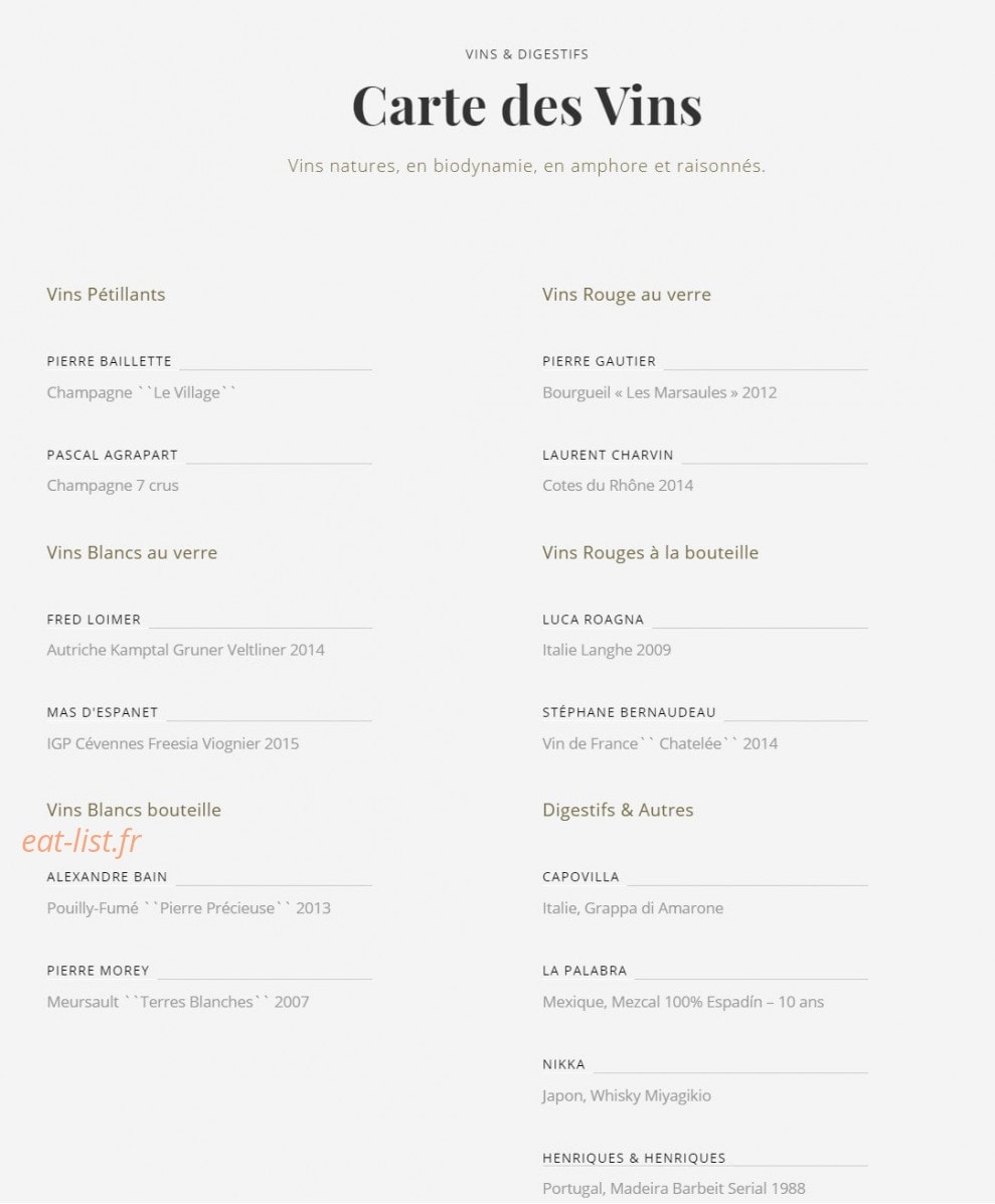 La Condesa — carte page 2