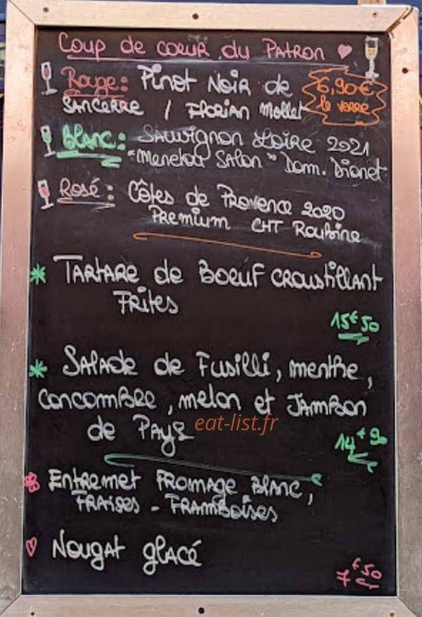 La Gargamelle — carte page 1