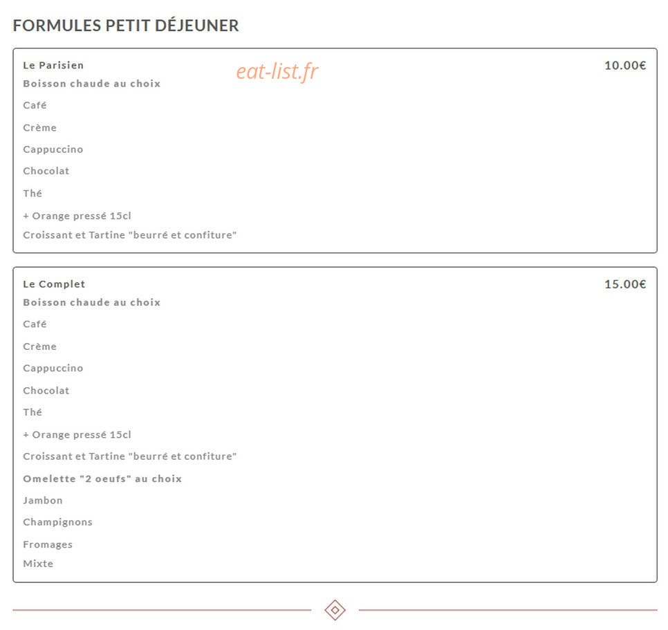 La Rotonde — carte page 1