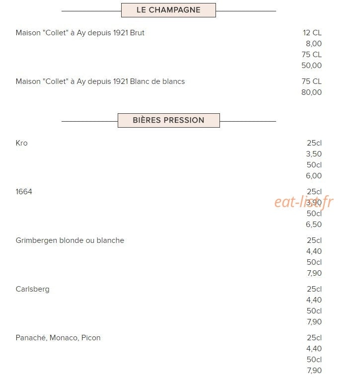 La Terrasse Choron — carte page 7