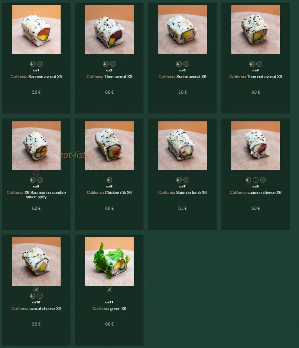 Label green — carte page 23