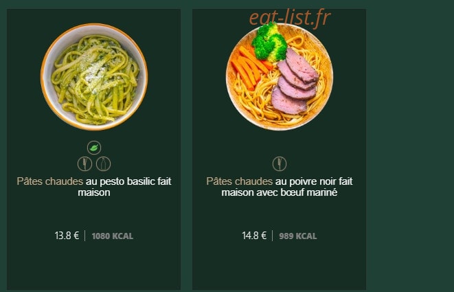 Label green — carte page 10