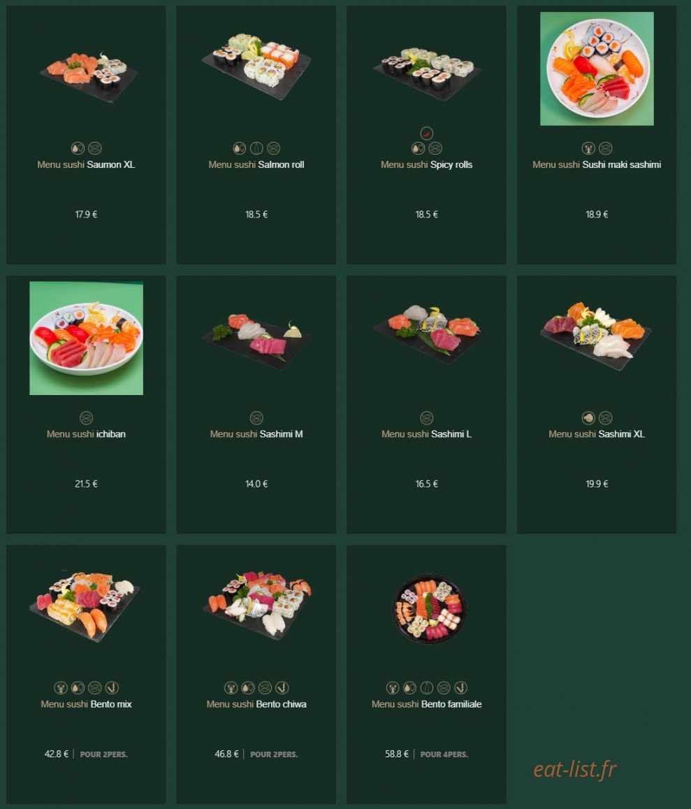Label green — carte page 7